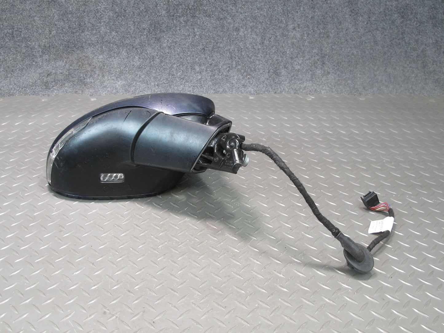 17-23 Porsche Panamera 971 Right Exterior Side View Mirror w Blind Spot Damaged