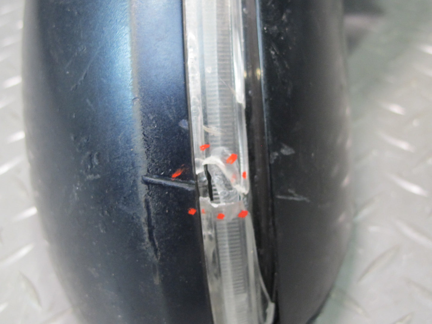 17-23 Porsche Panamera 971 Right Exterior Side View Mirror w Blind Spot Damaged