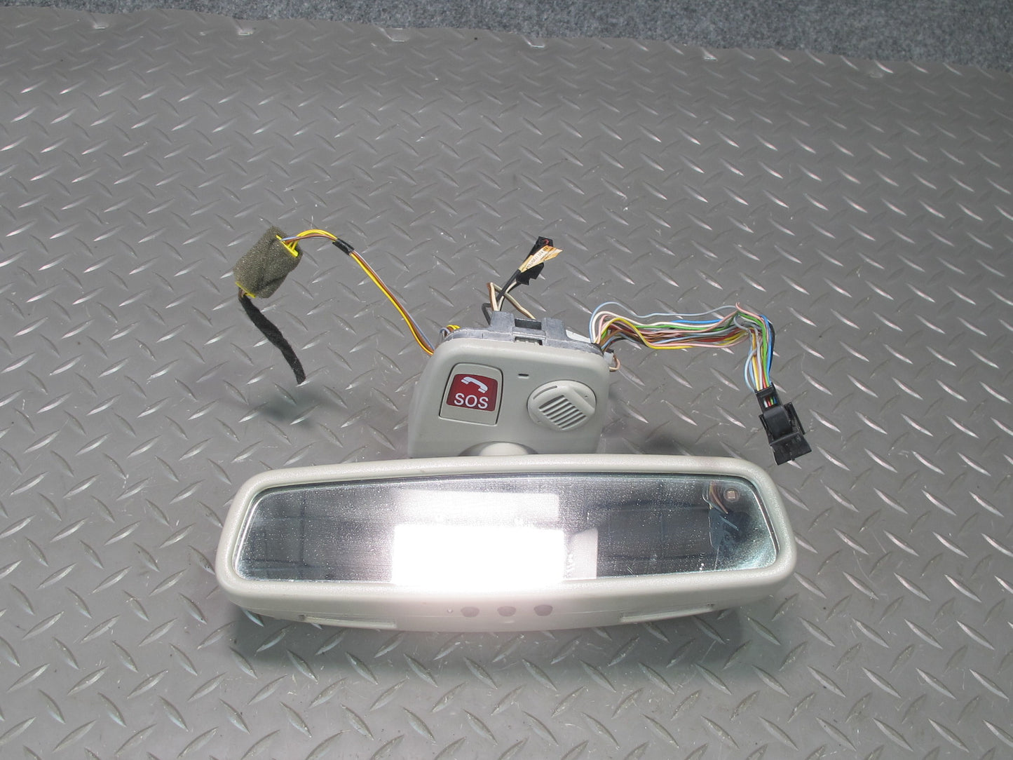 03-06 Mercedes R230 SL500 Auto Dimming Interior Rear View Mirror w Homelink OEM