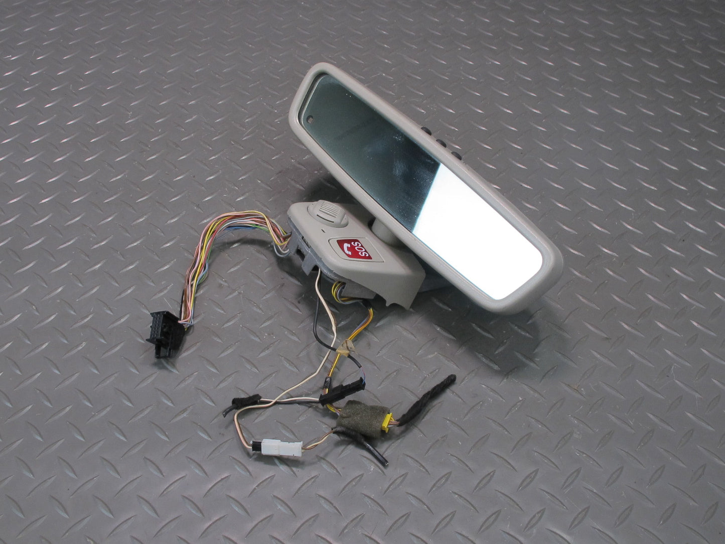 03-06 Mercedes R230 SL500 Auto Dimming Interior Rear View Mirror w Homelink OEM