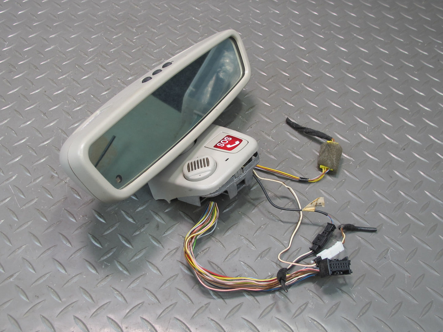 03-06 Mercedes R230 SL500 Auto Dimming Interior Rear View Mirror w Homelink OEM