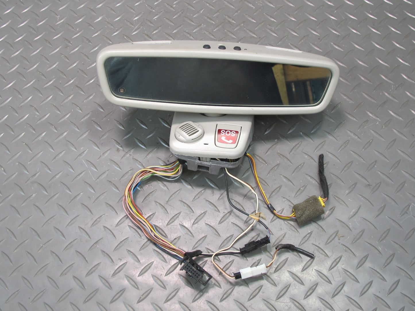 03-06 Mercedes R230 SL500 Auto Dimming Interior Rear View Mirror w Homelink OEM
