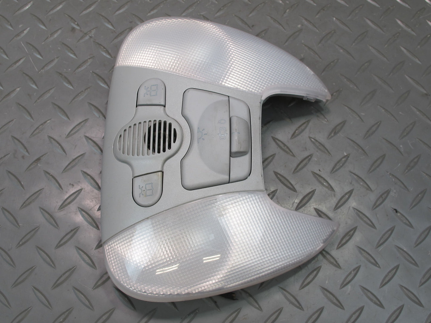 03-06 Mercedes R230 SL500 Overhead Console Dome Reading Light Gray OEM