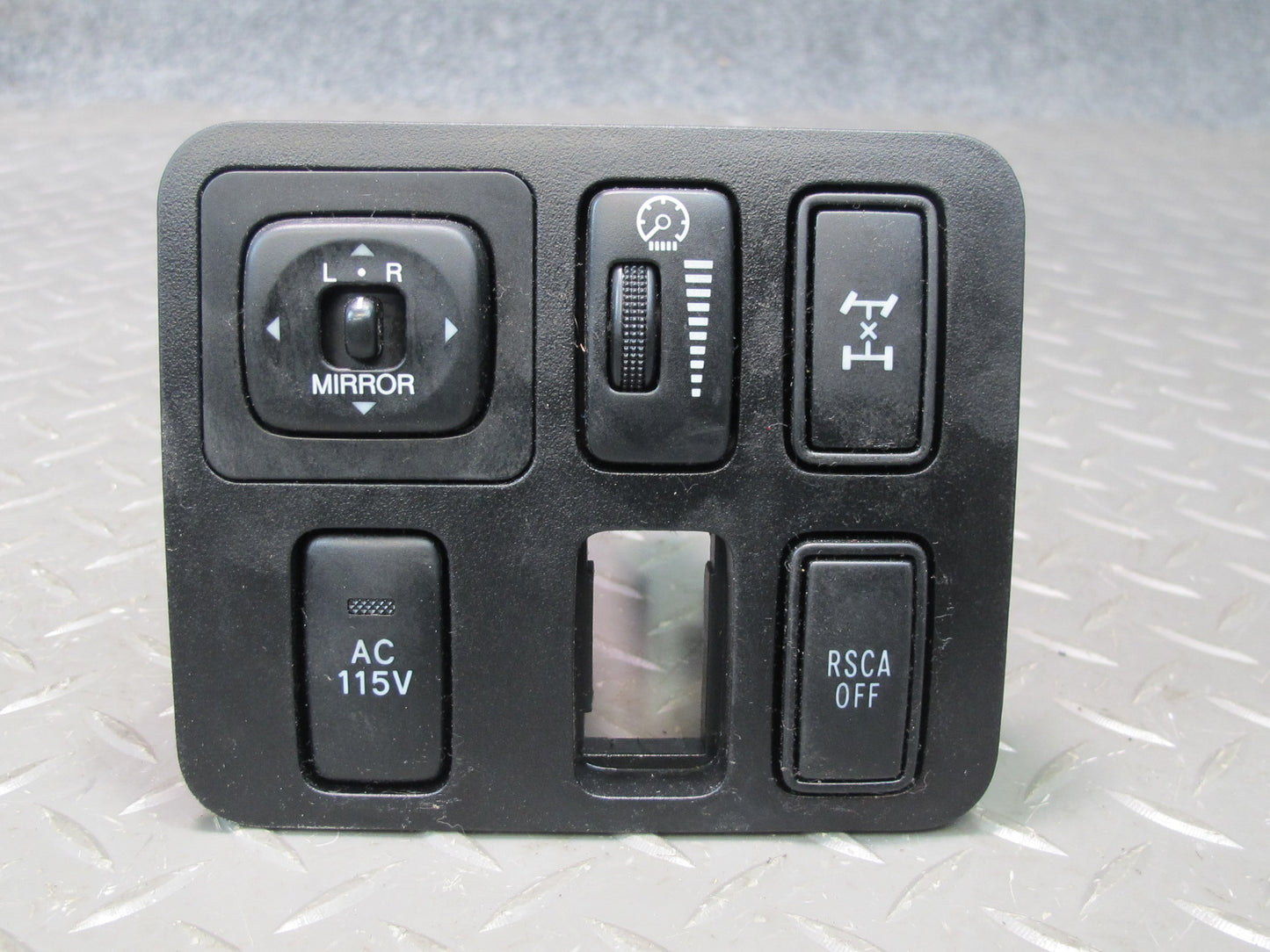 03-09 Lexus UZJ120L GX470 Interior Dimmer Mirror AC 115V Control Switch Panel