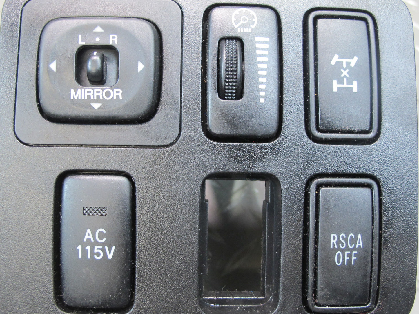 03-09 Lexus UZJ120L GX470 Interior Dimmer Mirror AC 115V Control Switch Panel