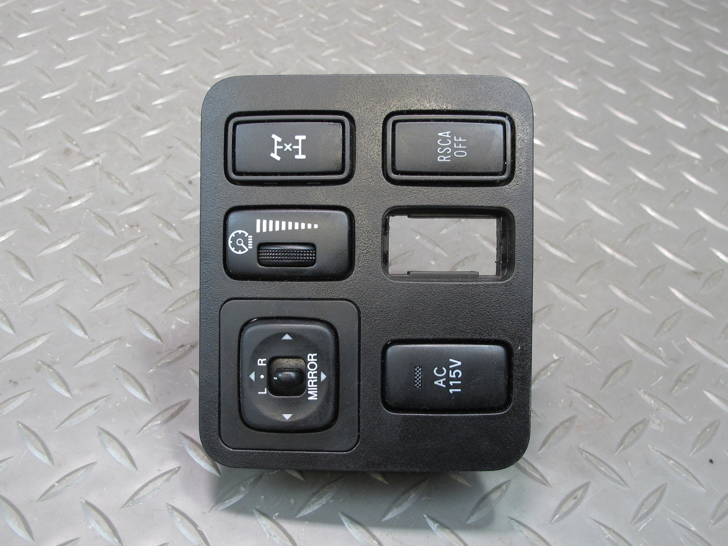 03-09 Lexus UZJ120L GX470 Interior Dimmer Mirror AC 115V Control Switch Panel