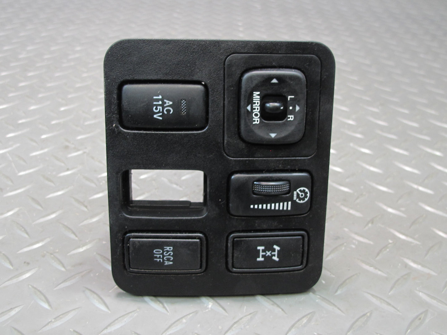 03-09 Lexus UZJ120L GX470 Interior Dimmer Mirror AC 115V Control Switch Panel