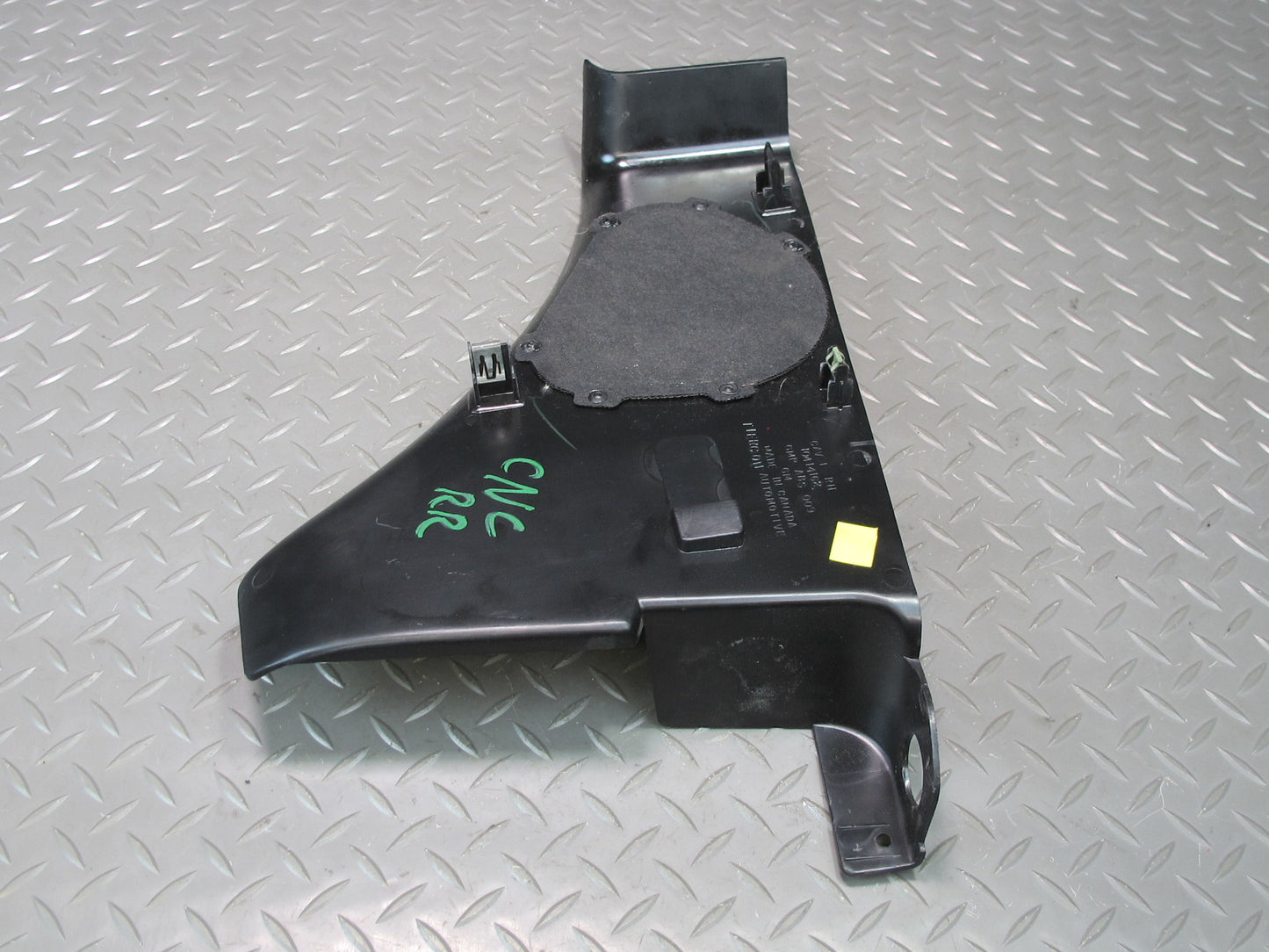 98-04 Chevrolet Corvette C5 Convertible Rear Right Speaker Cover Black OEM