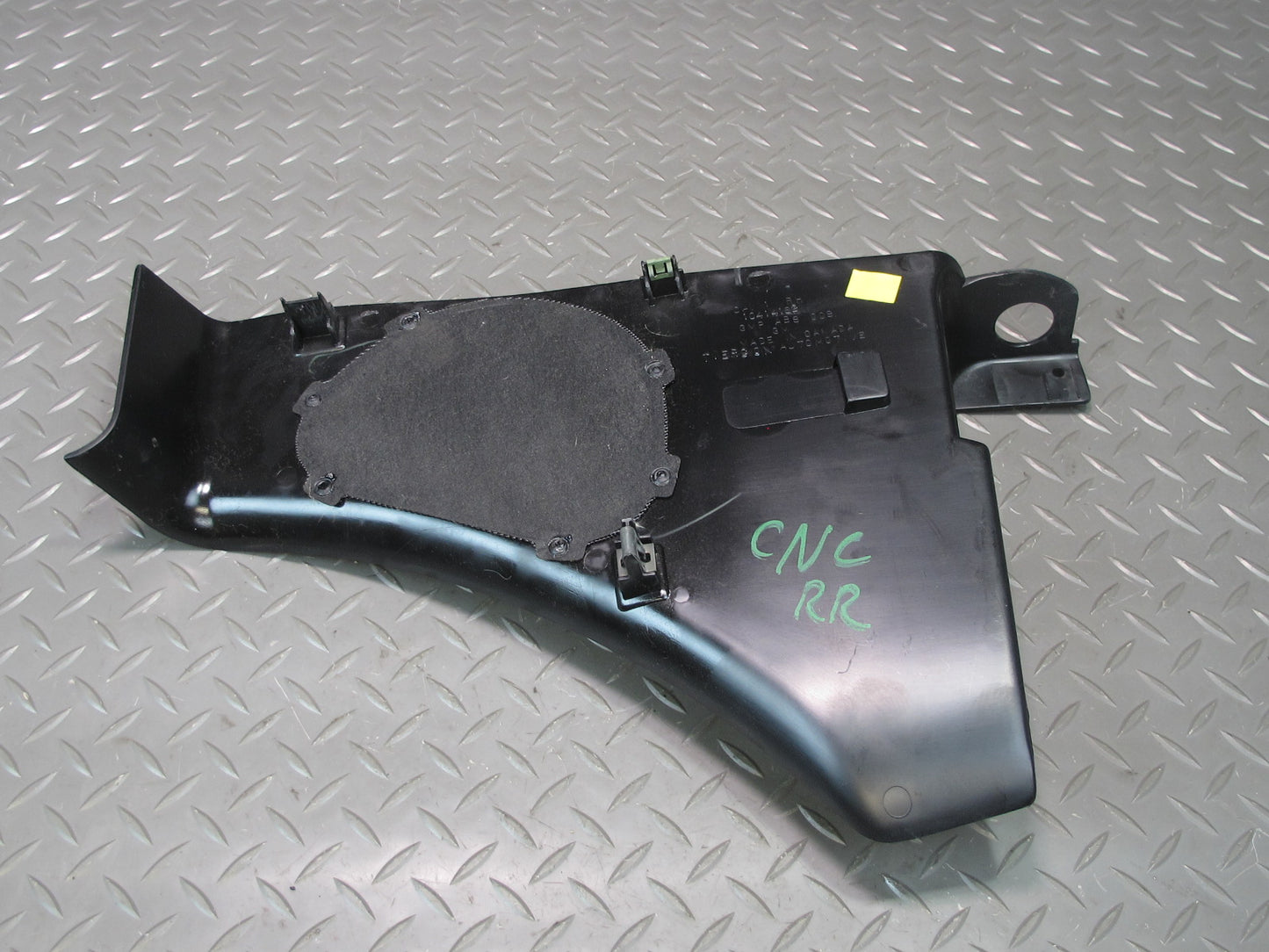 98-04 Chevrolet Corvette C5 Convertible Rear Right Speaker Cover Black OEM