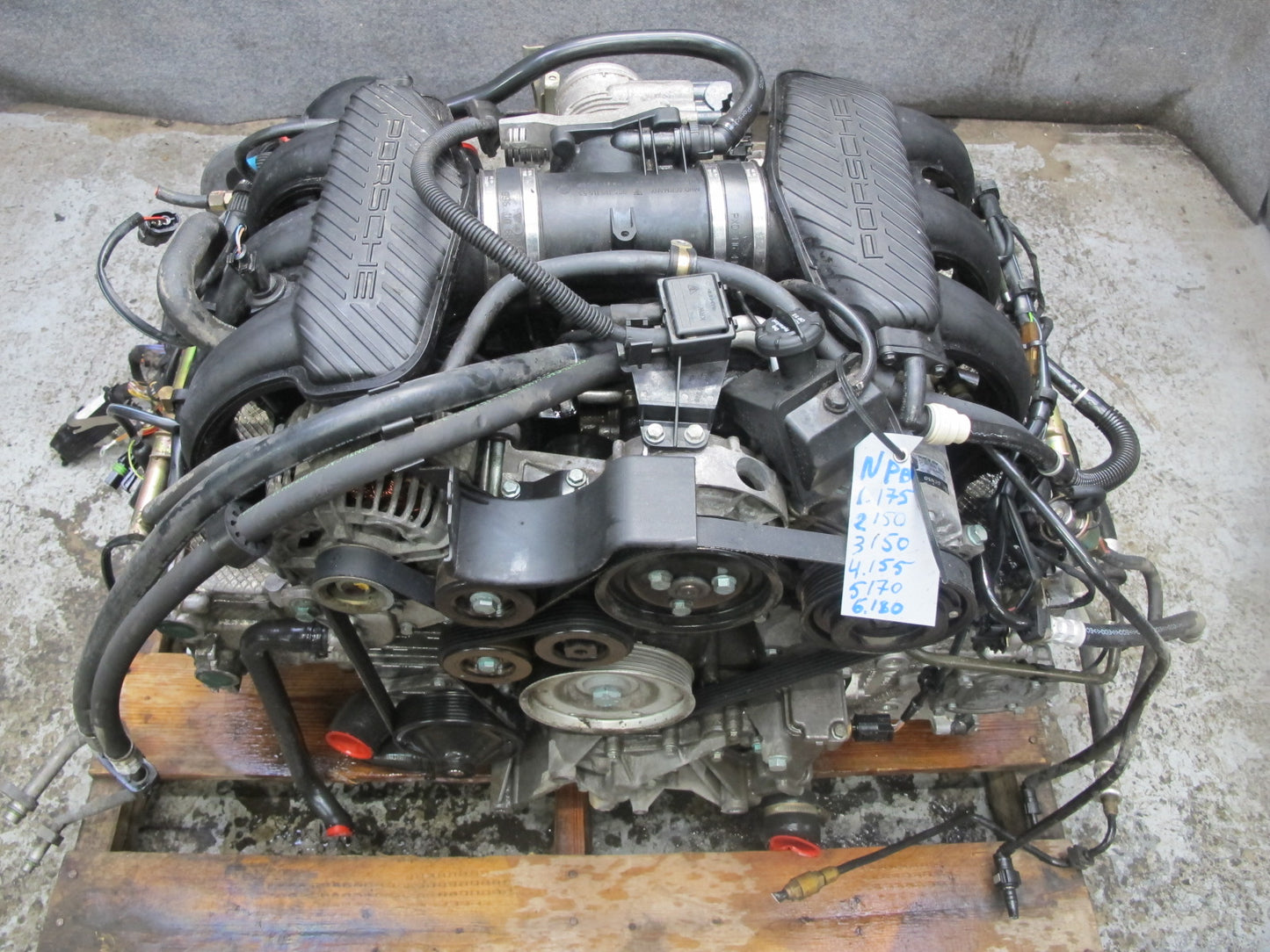 97-99 Porsche Boxster 986 2.5L M96.20 Complete Engine Motor 71k Miles