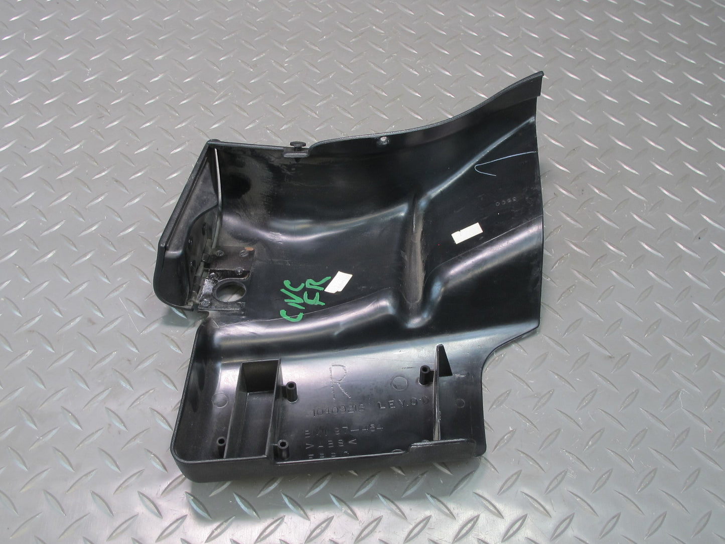 98-04 Chevrolet Corvette C5 Convert Right B-pillar Trim Cover Panel Black OEM