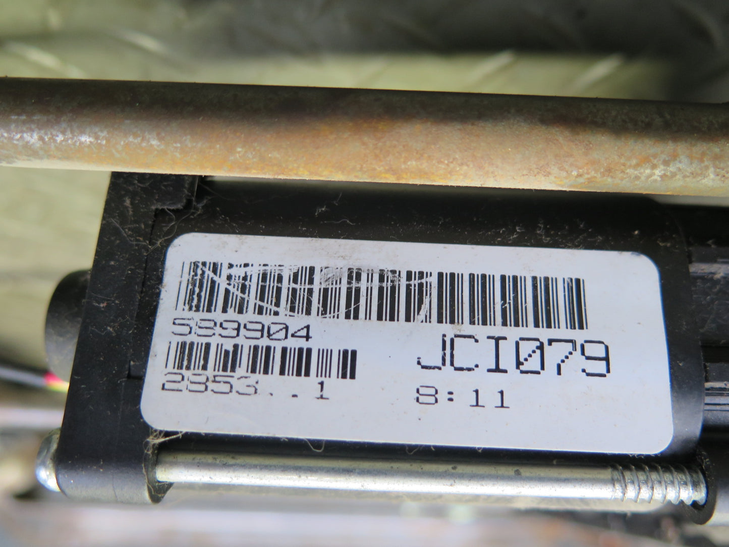 02-05 Ford Thunderbird Front Right Seat Lower Frame Track Rail w Motors OEM