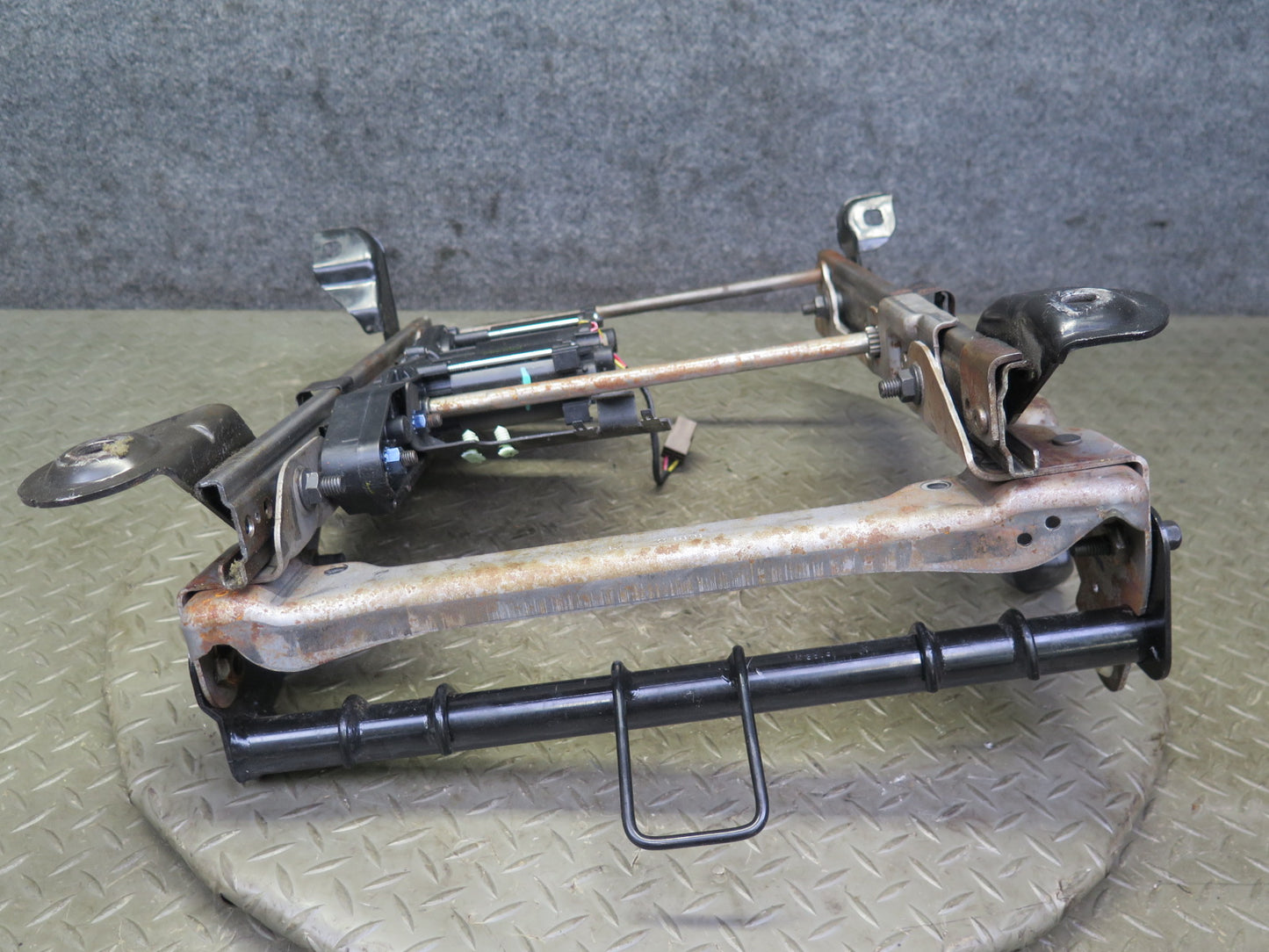 02-05 Ford Thunderbird Front Right Seat Lower Frame Track Rail w Motors OEM