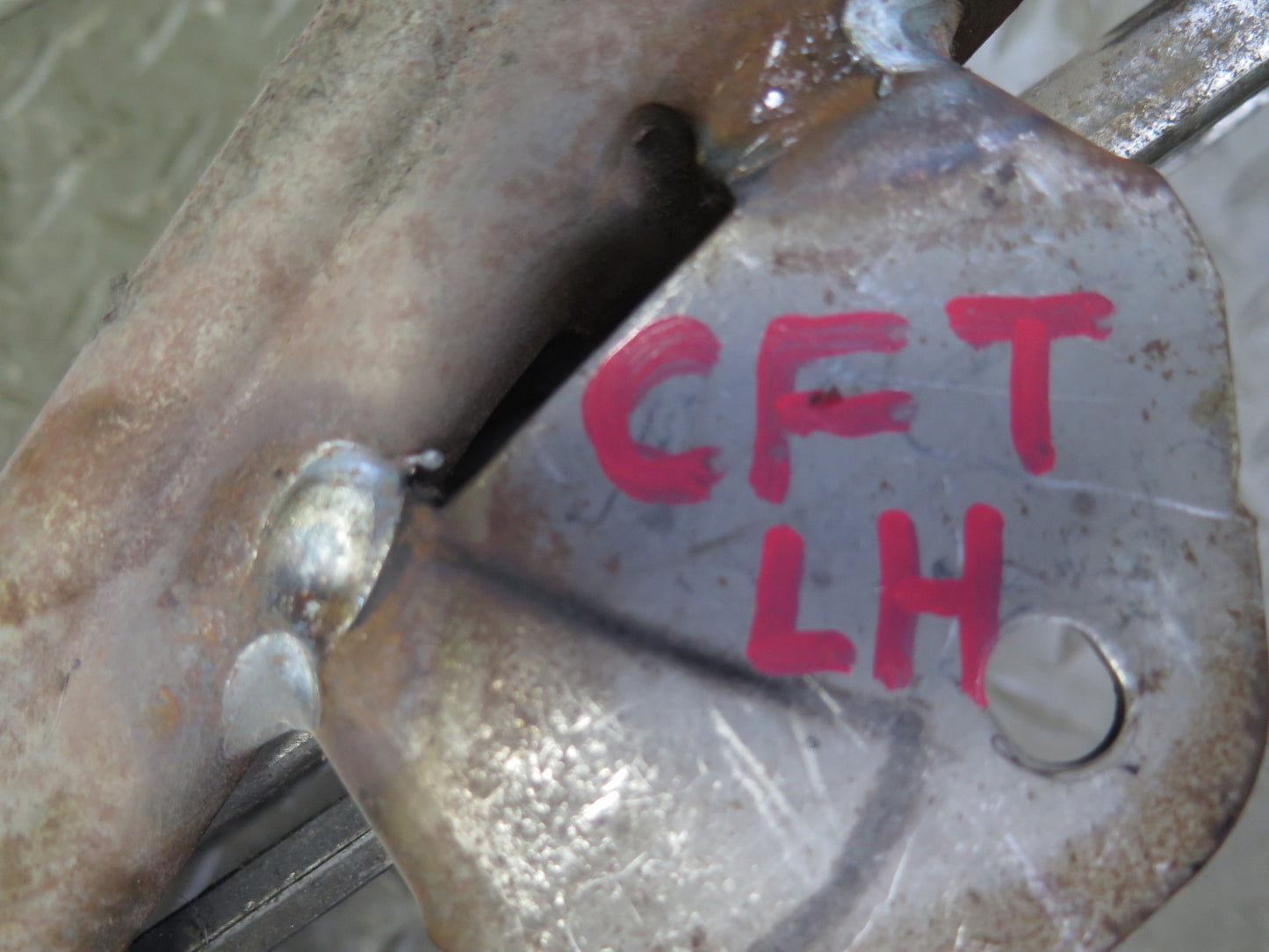 02-05 Ford Thunderbird Front Left Seat Lower Frame Track Rail w Motors OEM