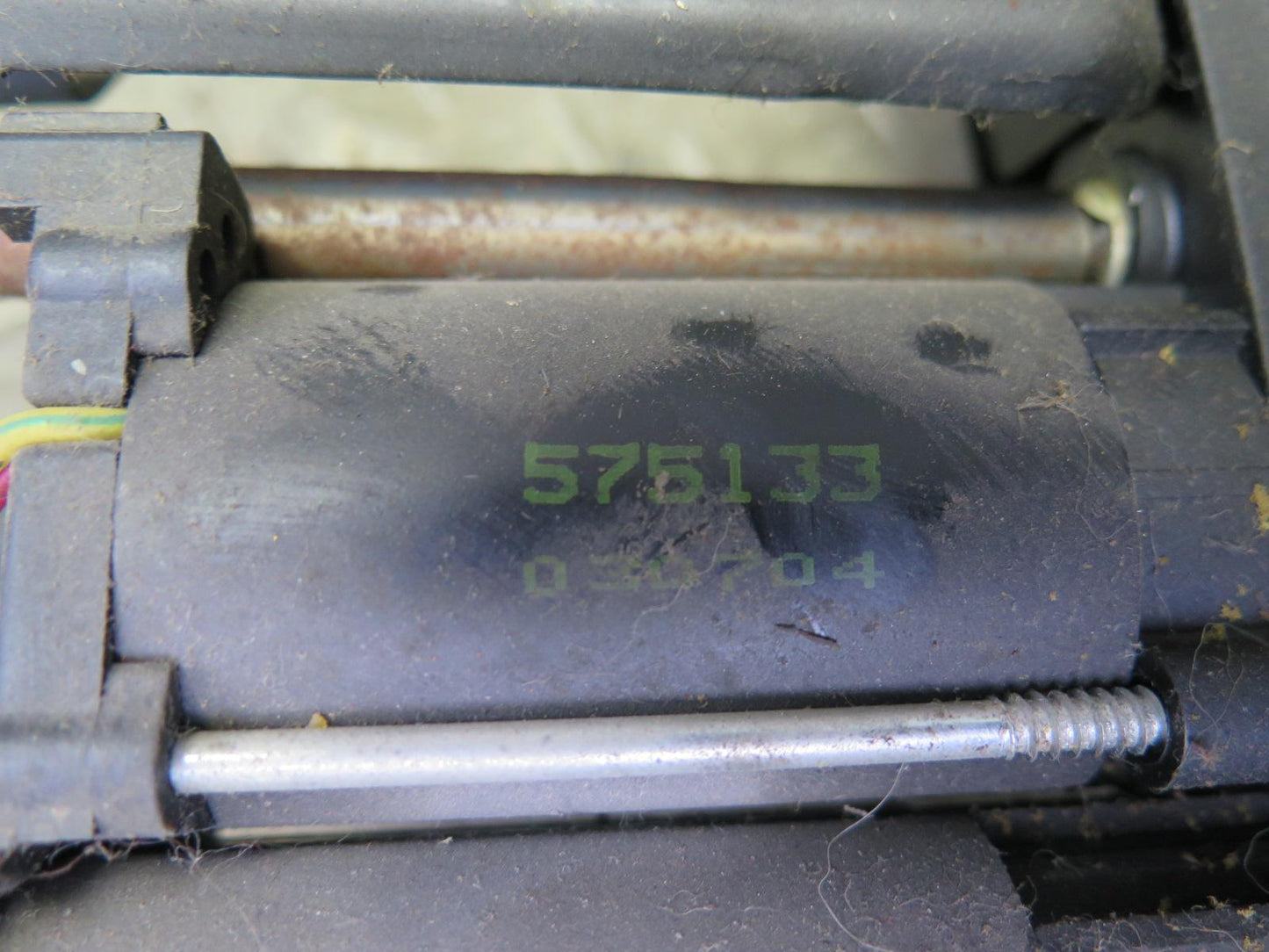 02-05 Ford Thunderbird Front Left Seat Lower Frame Track Rail w Motors OEM