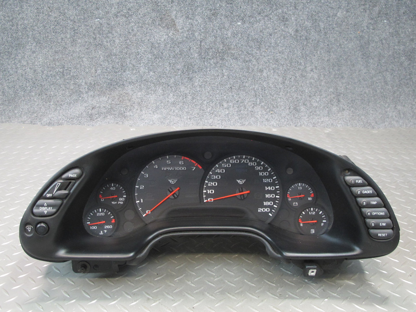 2001 Chevrolet Corvette C5 Instrument Cluster Gauge Speedometer 10408309 OEM