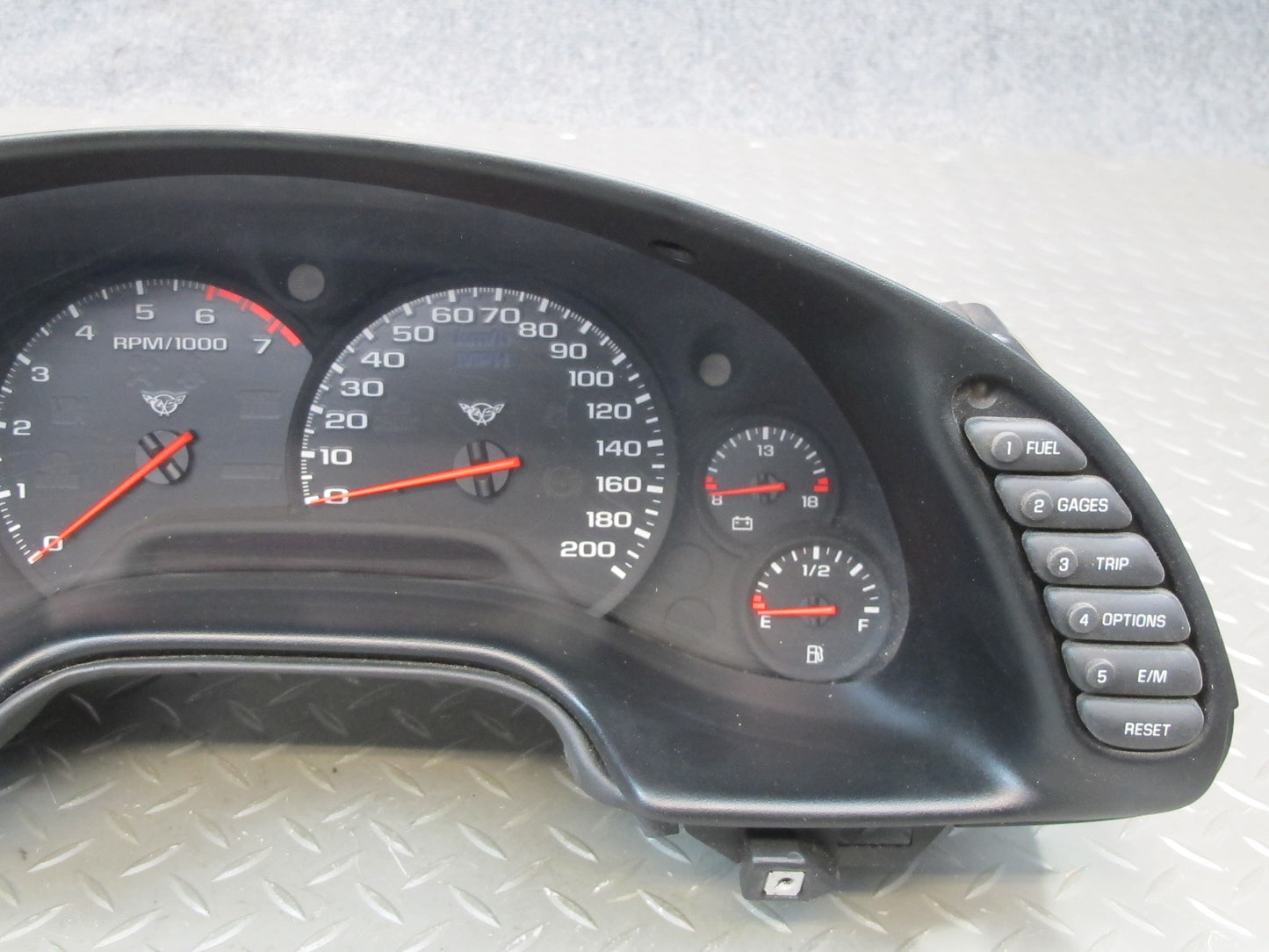 2001 Chevrolet Corvette C5 Instrument Cluster Gauge Speedometer 10408309 OEM