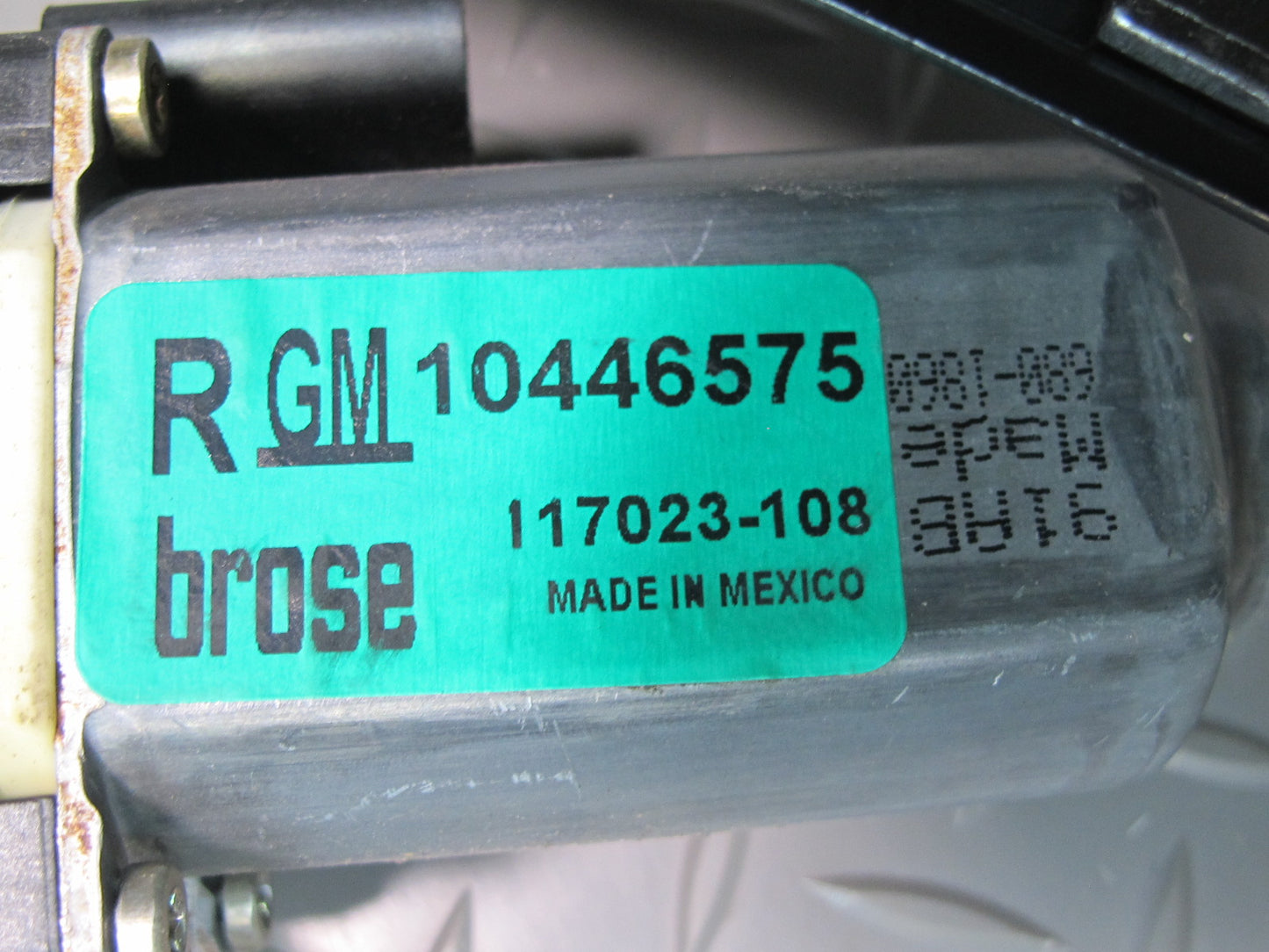 97-04 Chevrolet Corvette C5 Right Door Window Regulator w Motor 10446575 OEM