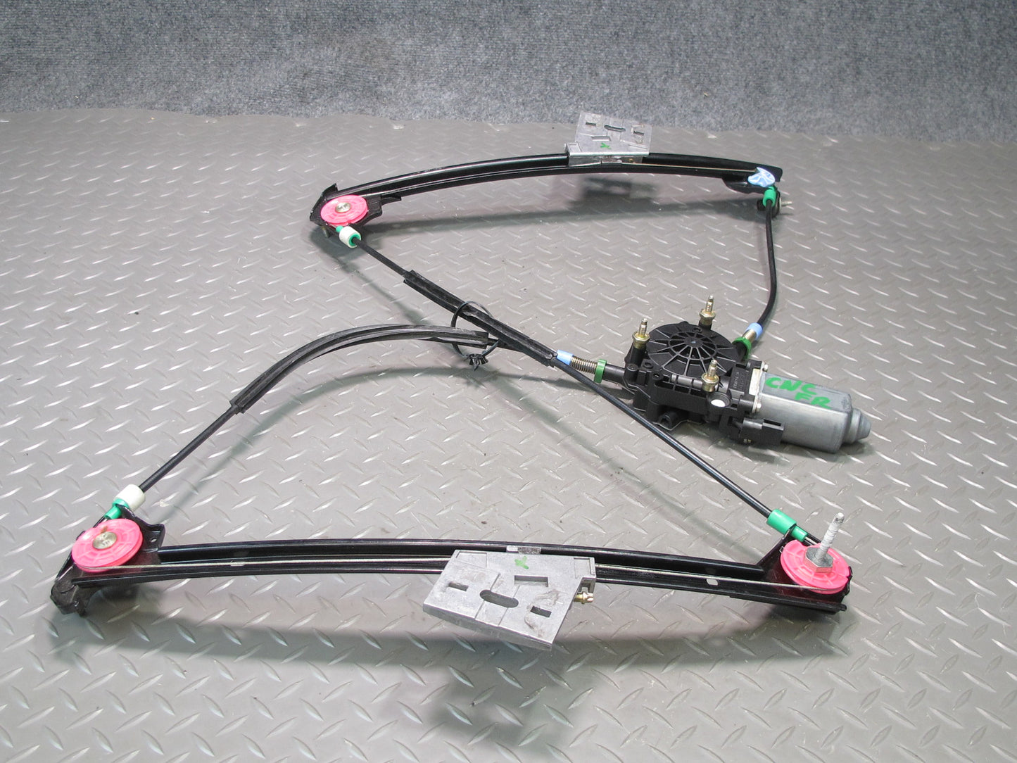 97-04 Chevrolet Corvette C5 Right Door Window Regulator w Motor 10446575 OEM