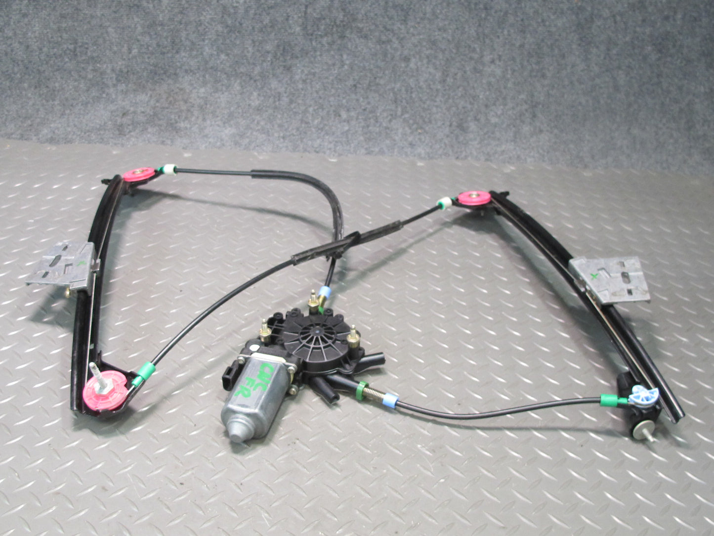 97-04 Chevrolet Corvette C5 Right Door Window Regulator w Motor 10446575 OEM