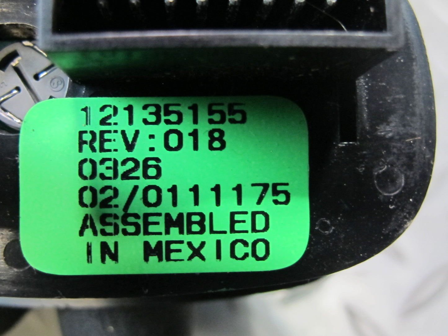 97-04 Chevrolet Corvette C5 Fog Light Trunk Open Switch Button 12135155 OEM