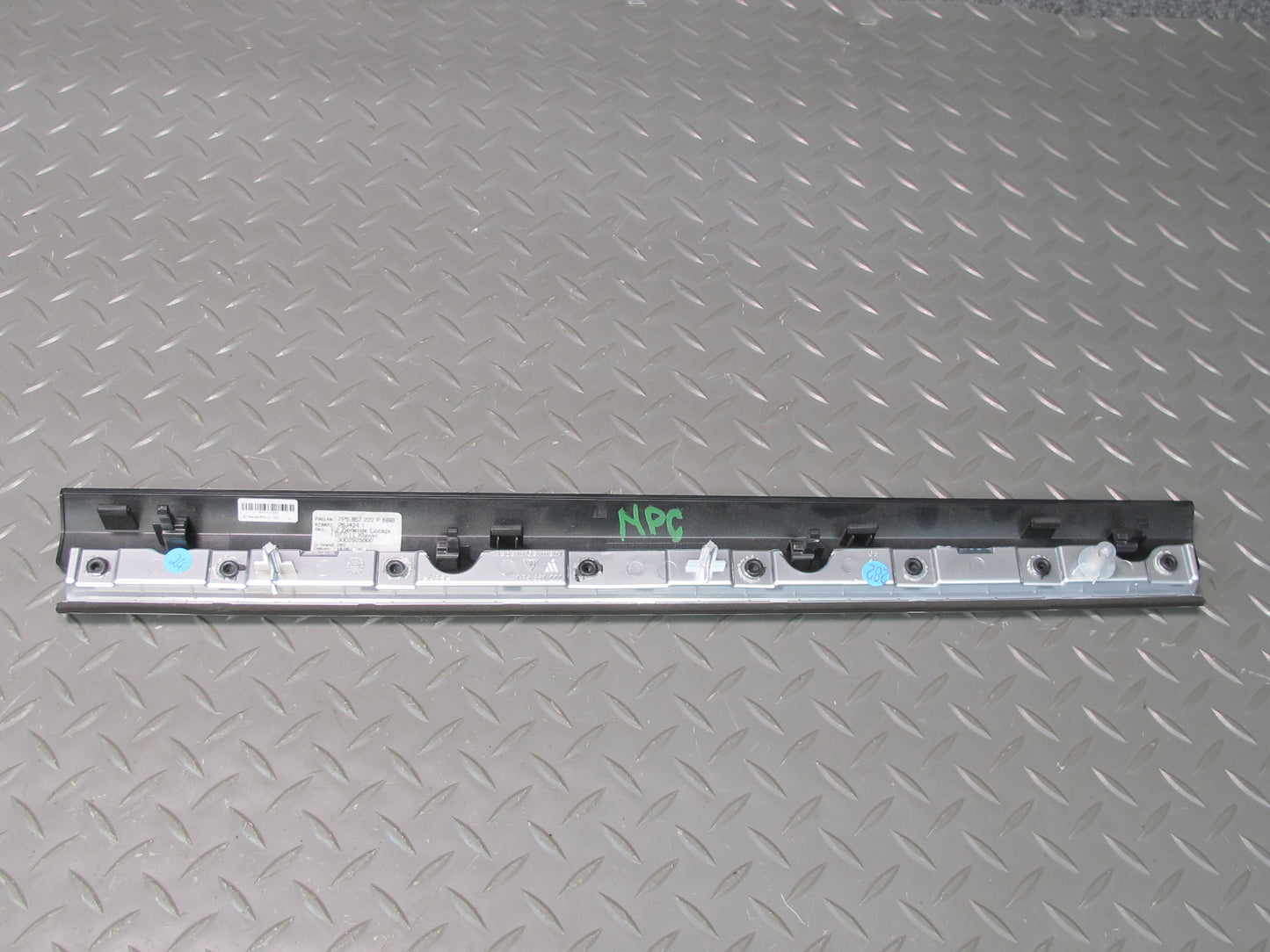 11-18 Porsche Cayenne 958 Front & Rear Door Dash Consolet Rim Cover Panel Set