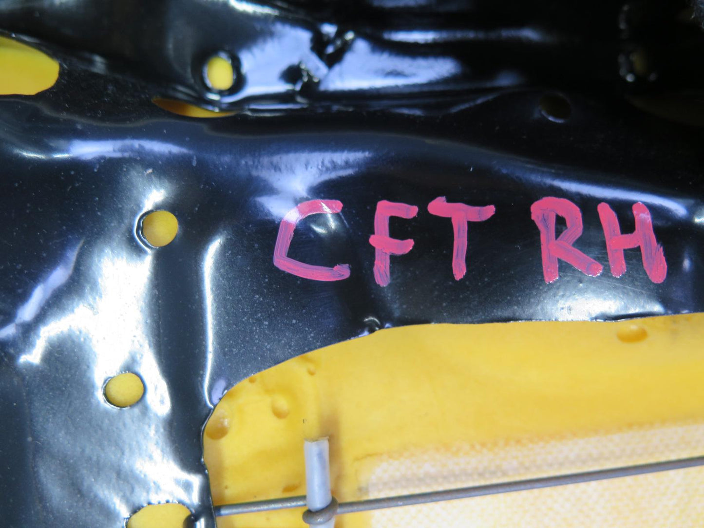 02-05 Ford Thunderbird Front Right Leather Heat Seat Lower Cushion Light OAK OEM