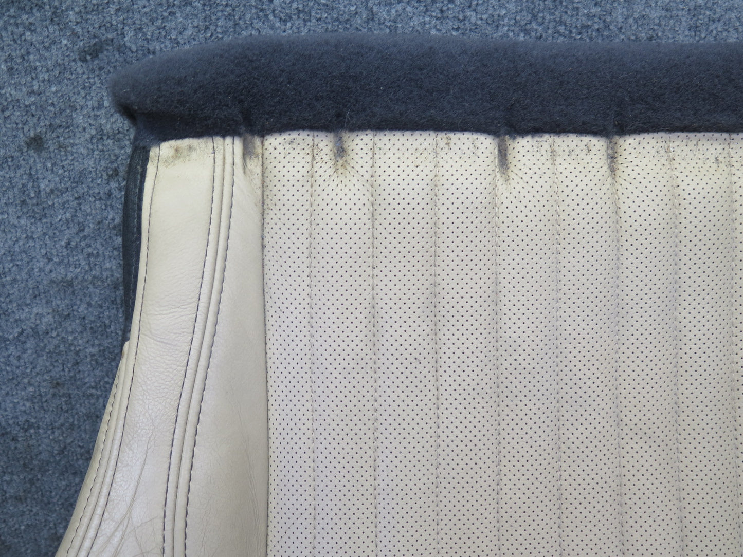 02-05 Ford Thunderbird Front Right Leather Heat Seat Lower Cushion Light OAK OEM