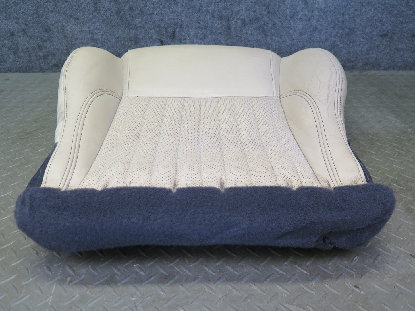 02-05 Ford Thunderbird Front Right Leather Heat Seat Lower Cushion Light OAK OEM