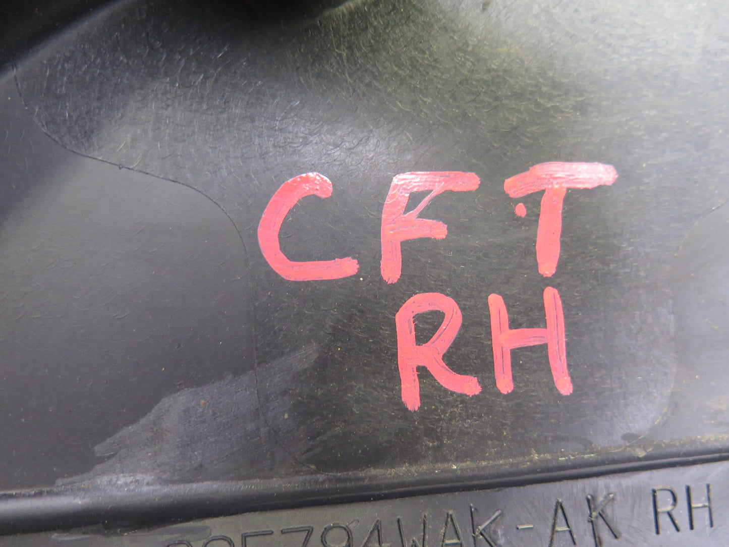 02-05 Ford Thunderbird Front Right Seat Trim Cover Panel Black OEM