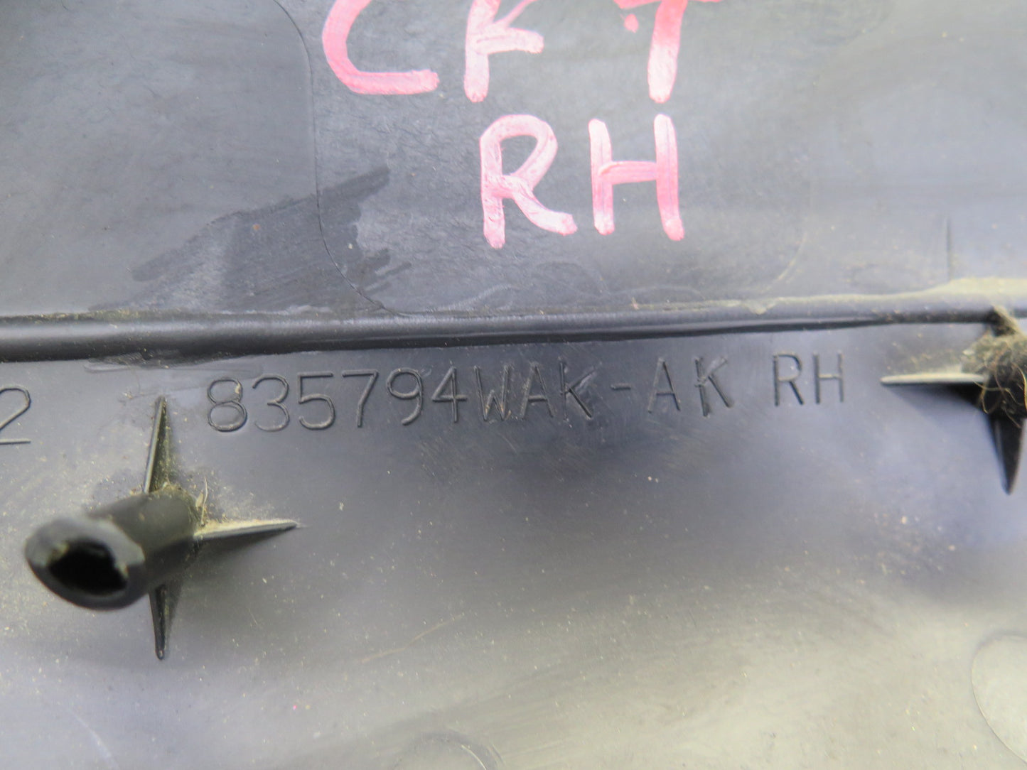 02-05 Ford Thunderbird Front Right Seat Trim Cover Panel Black OEM