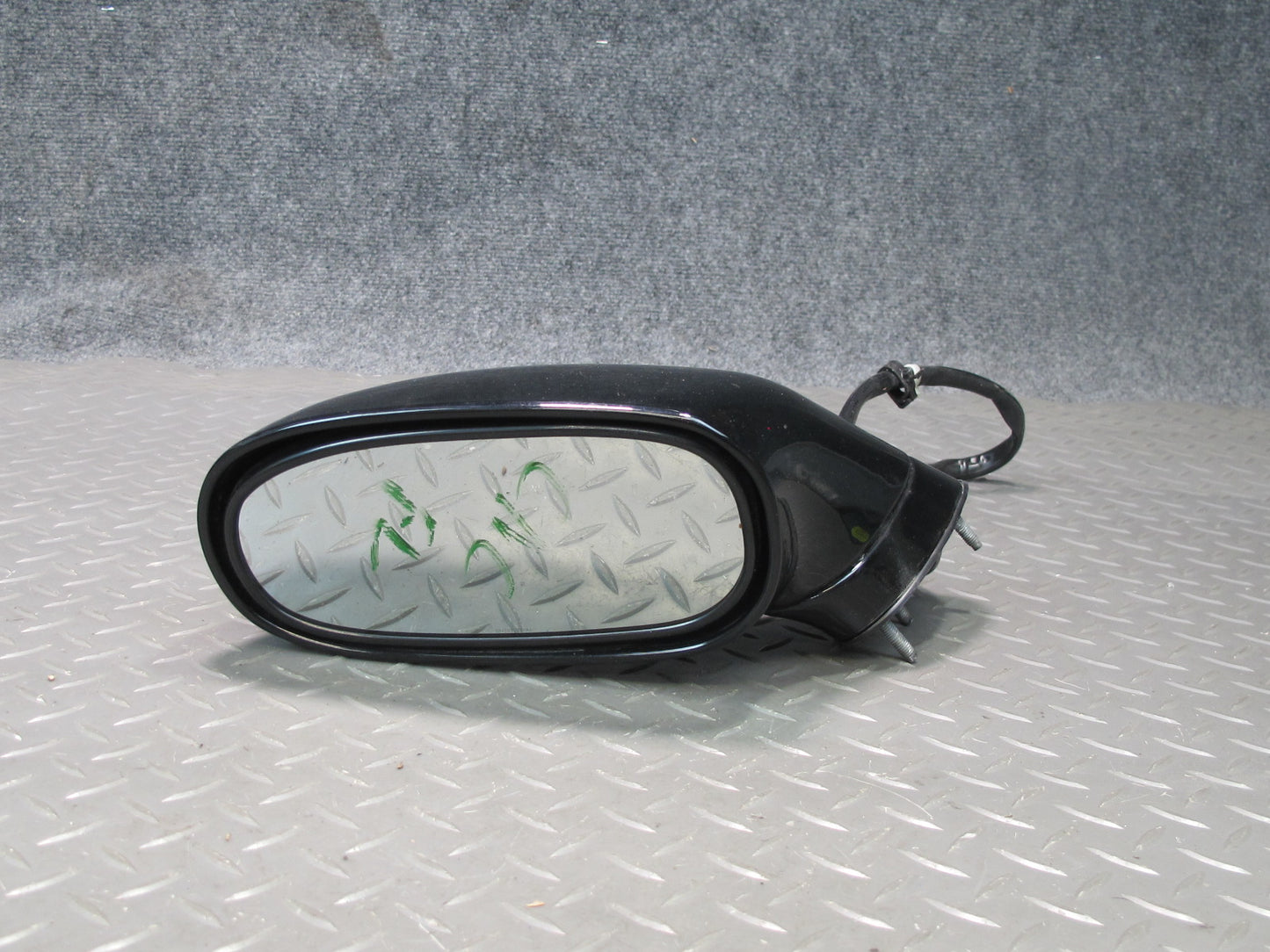 97-04 Chevrolet Corvette C5 Left Door Side View Heated Power Mirror Black OEM