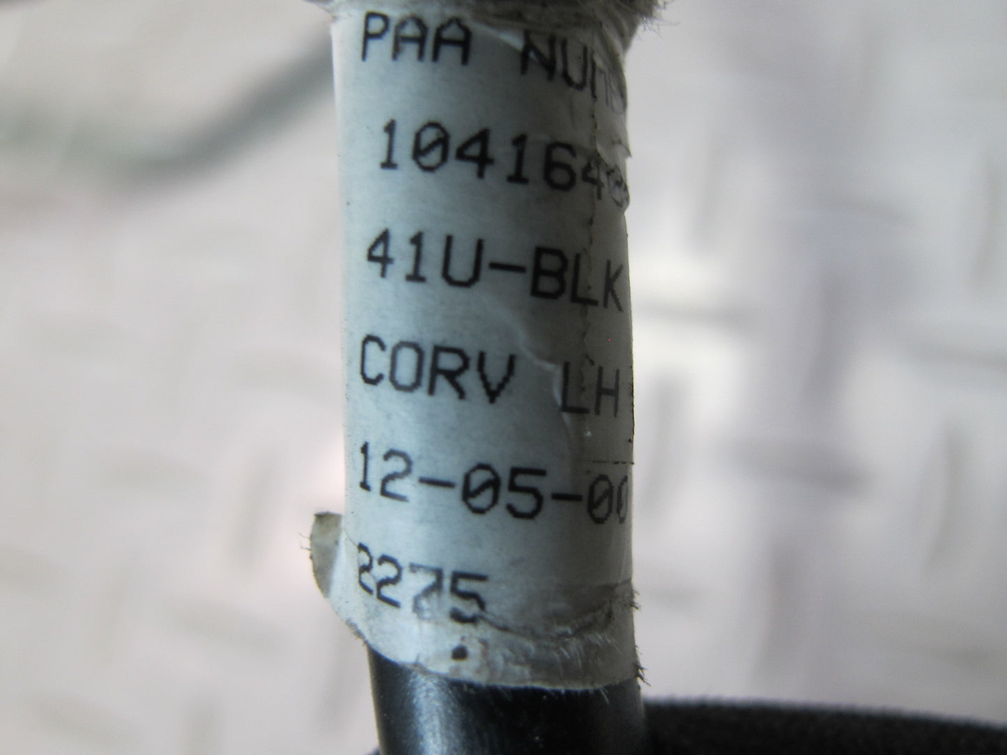 97-04 Chevrolet Corvette C5 Left Door Side View Heated Power Mirror Black OEM