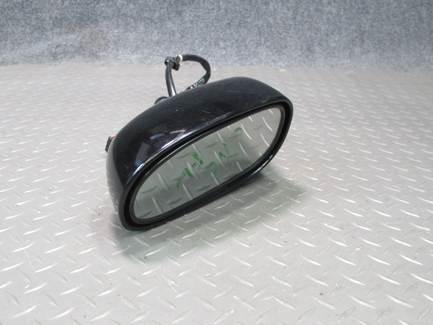 97-04 Chevrolet Corvette C5 Left Door Side View Heated Power Mirror Black OEM