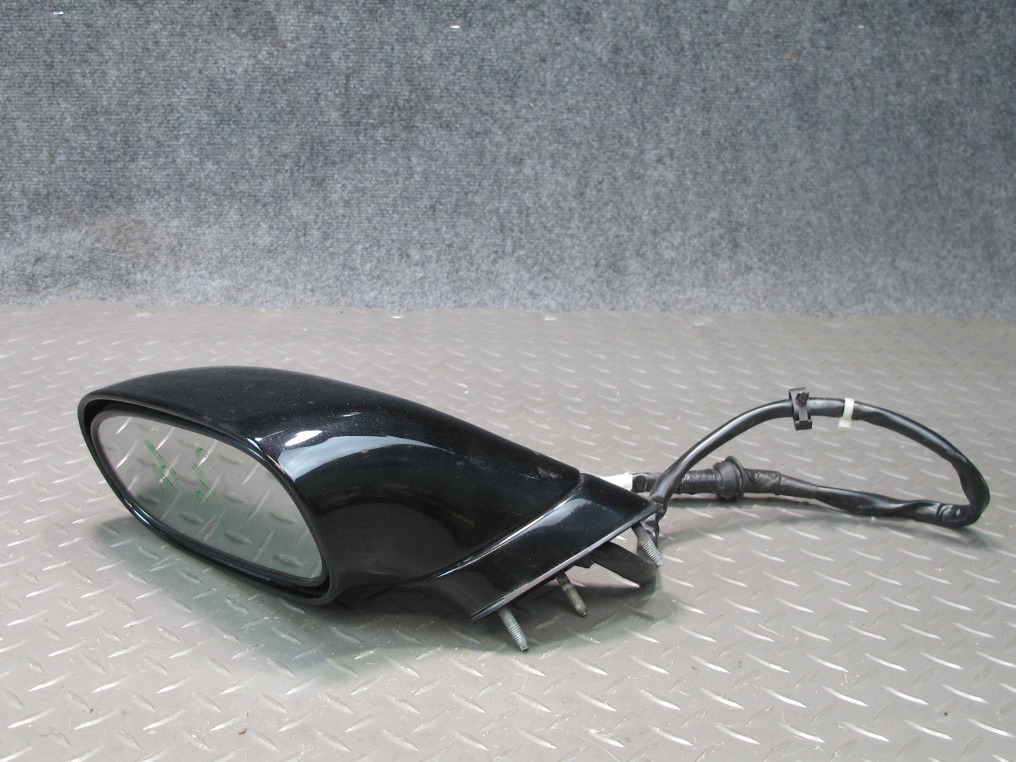 97-04 Chevrolet Corvette C5 Left Door Side View Heated Power Mirror Black OEM