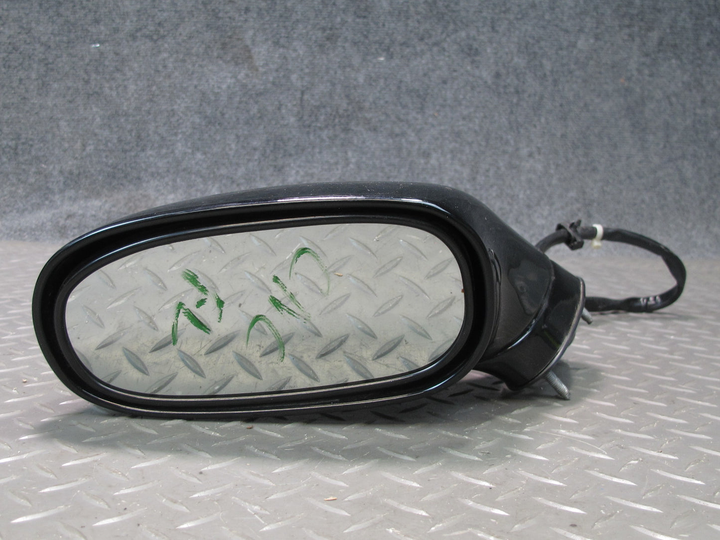 97-04 Chevrolet Corvette C5 Left Door Side View Heated Power Mirror Black OEM