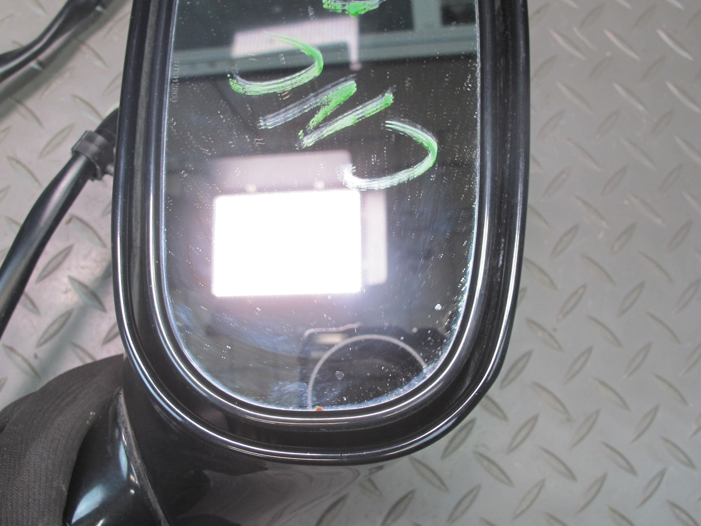 97-04 Chevrolet Corvette C5 Left Door Side View Heated Power Mirror Black OEM