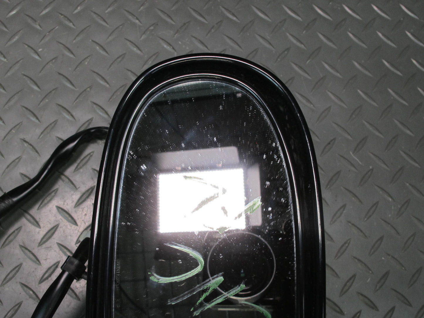 97-04 Chevrolet Corvette C5 Left Door Side View Heated Power Mirror Black OEM