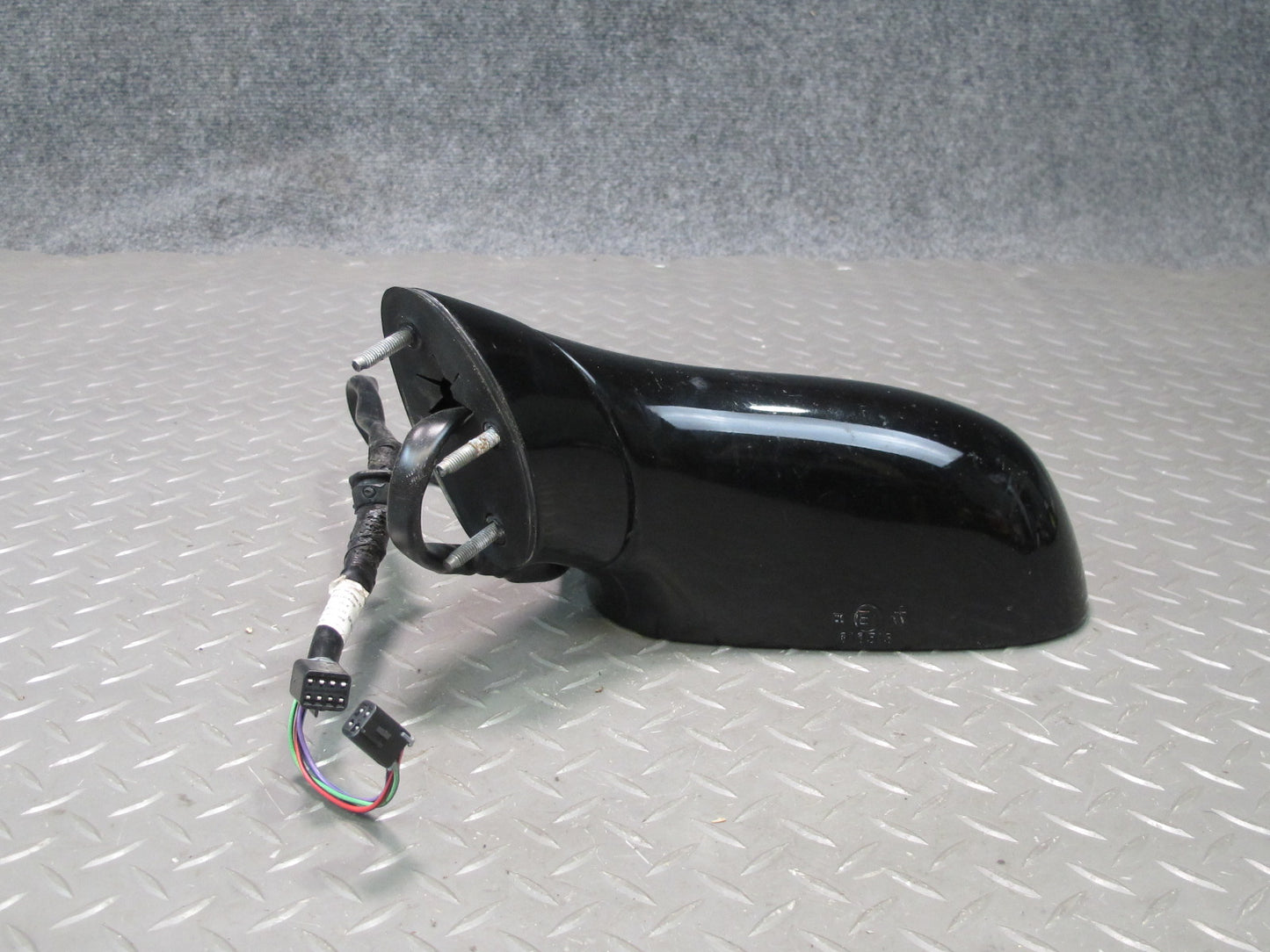 97-04 Chevrolet Corvette C5 Left Door Side View Heated Power Mirror Black OEM