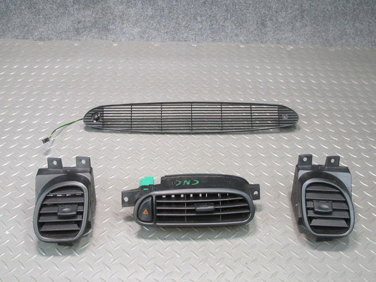 97-04 Chevrolet Corvette C5 Set of 4 Dash Front Left & Right Air Vent Grille OEM
