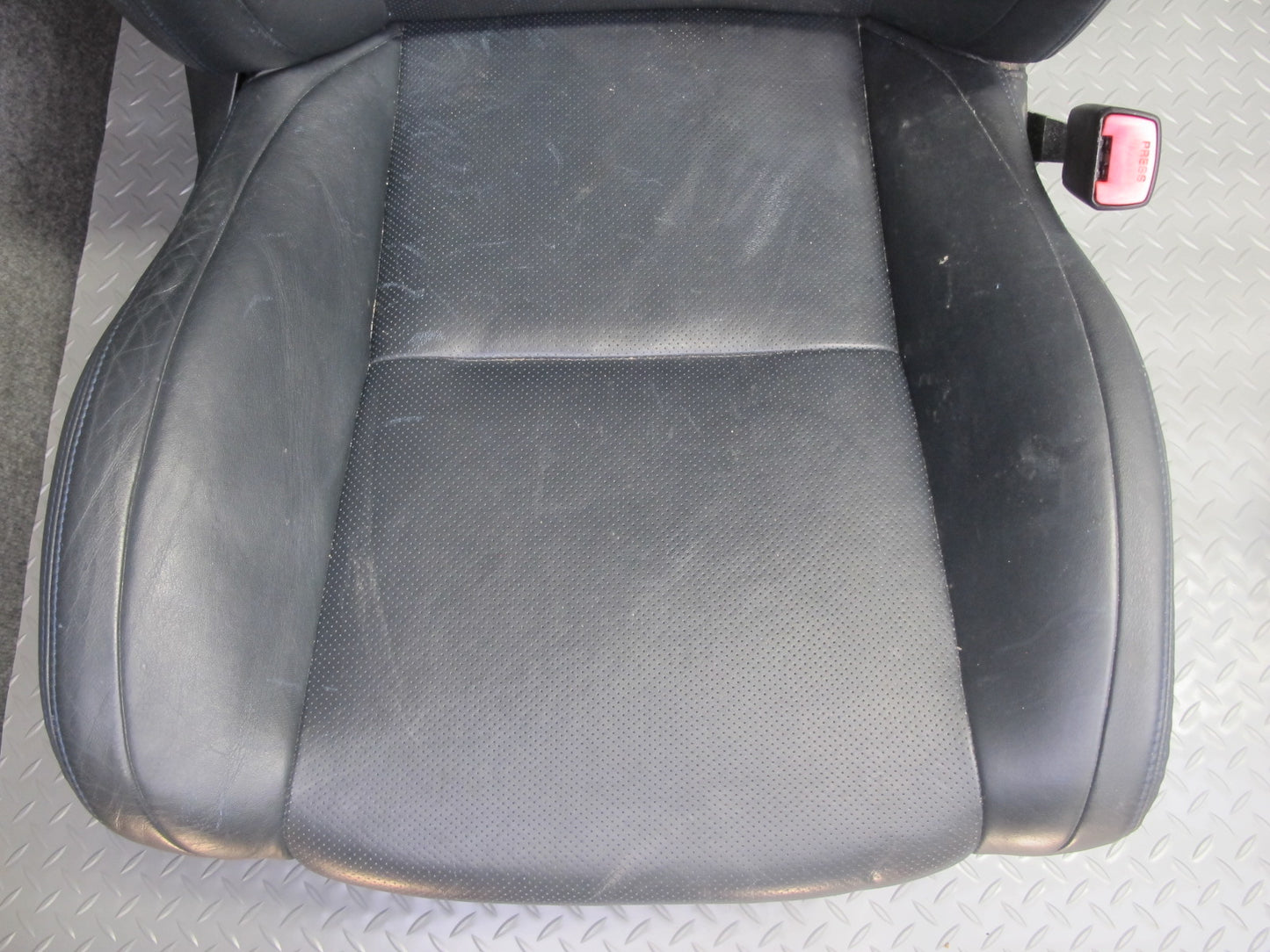 2008 Lexus USE20L Is-f Front & Rear Leather Seat Set Black OEM