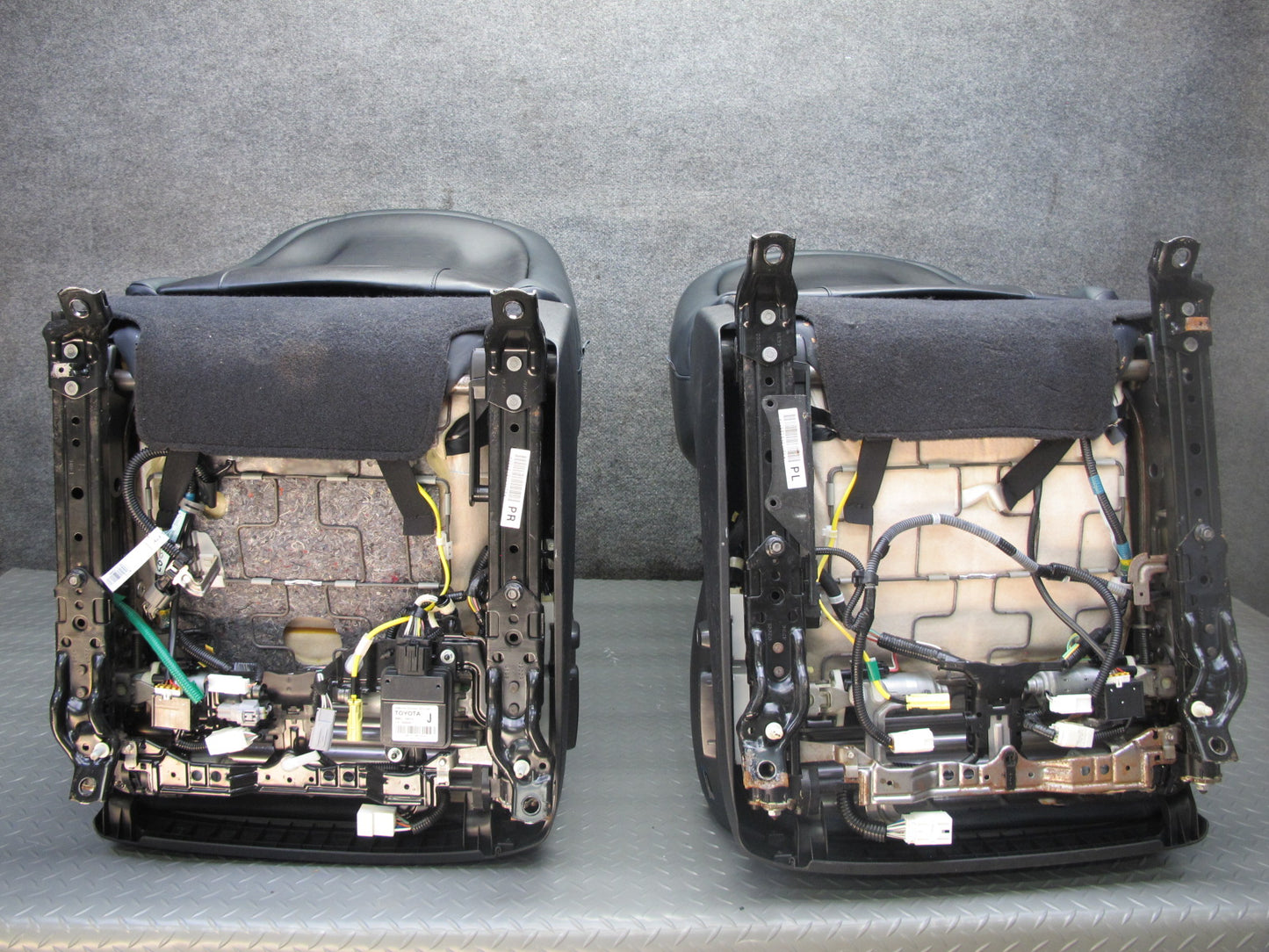 2008 Lexus USE20L Is-f Front & Rear Leather Seat Set Black OEM