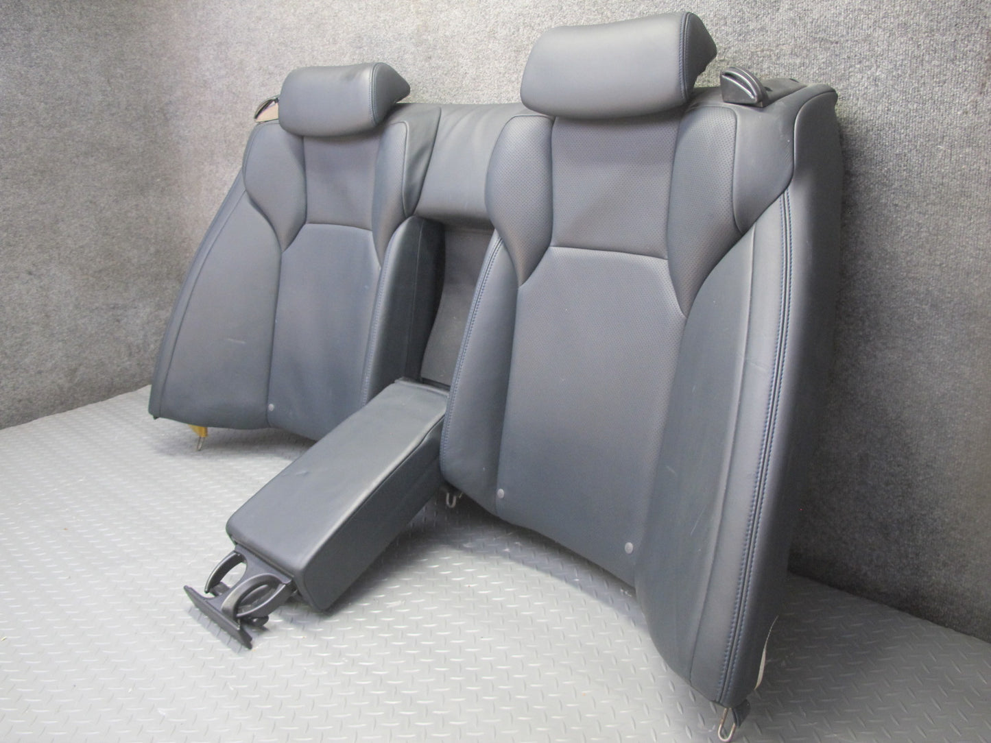 2008 Lexus USE20L Is-f Front & Rear Leather Seat Set Black OEM