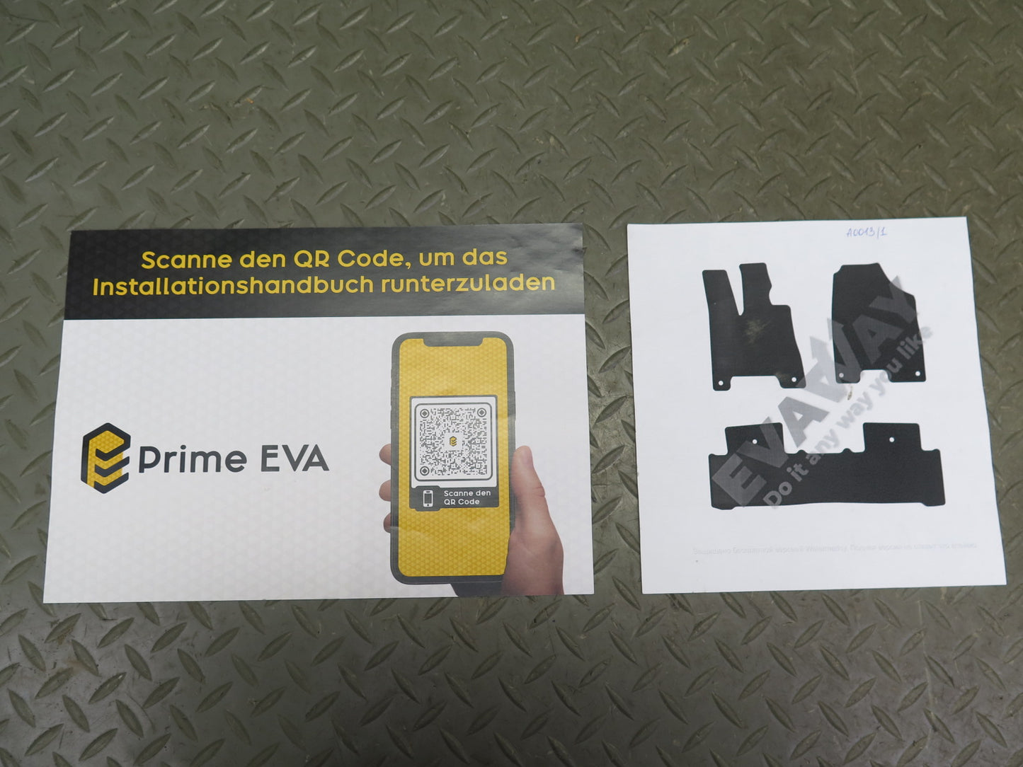 18-22 Acura MDX Set of 3 Front & Rear EVA Floor MAT Cover Prime EVA NEW