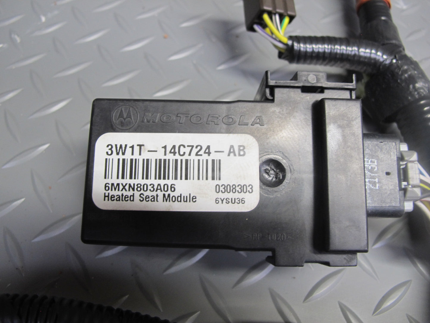 02-05 Ford Thunderbird Front Left Seat Heated Module w Wire Harness & Switch OEM