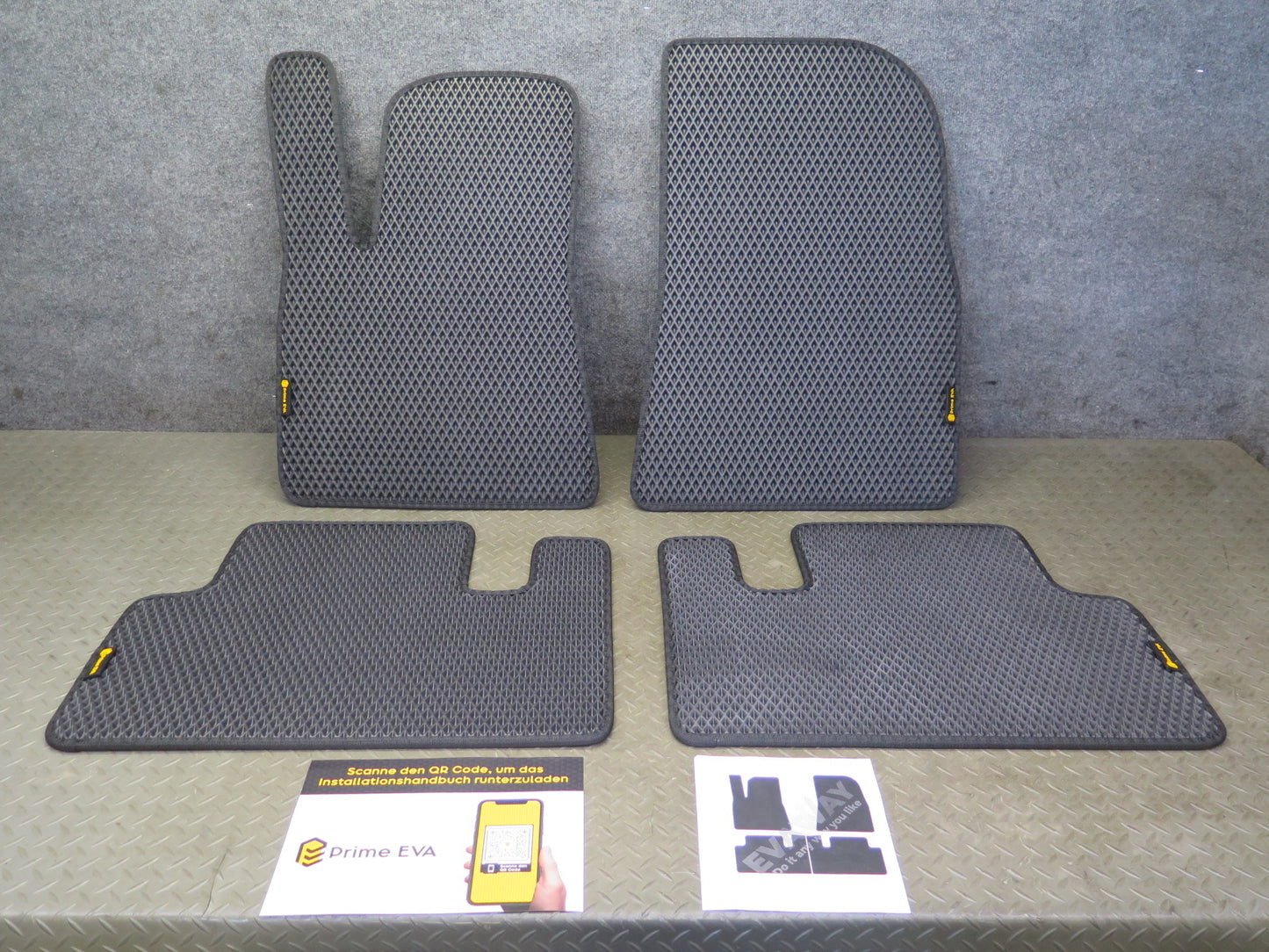 17-21 Tesla Model 3 Set of 4 Front & Rear EVA Floor MAT Cover Prime EVA NEW