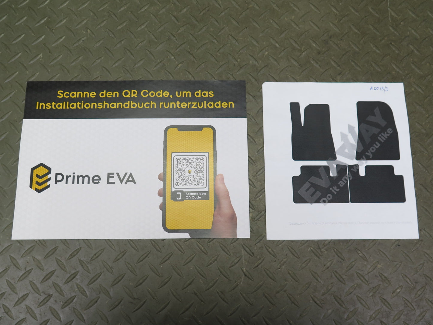 17-21 Tesla Model 3 Set of 4 Front & Rear EVA Floor MAT Cover Prime EVA NEW