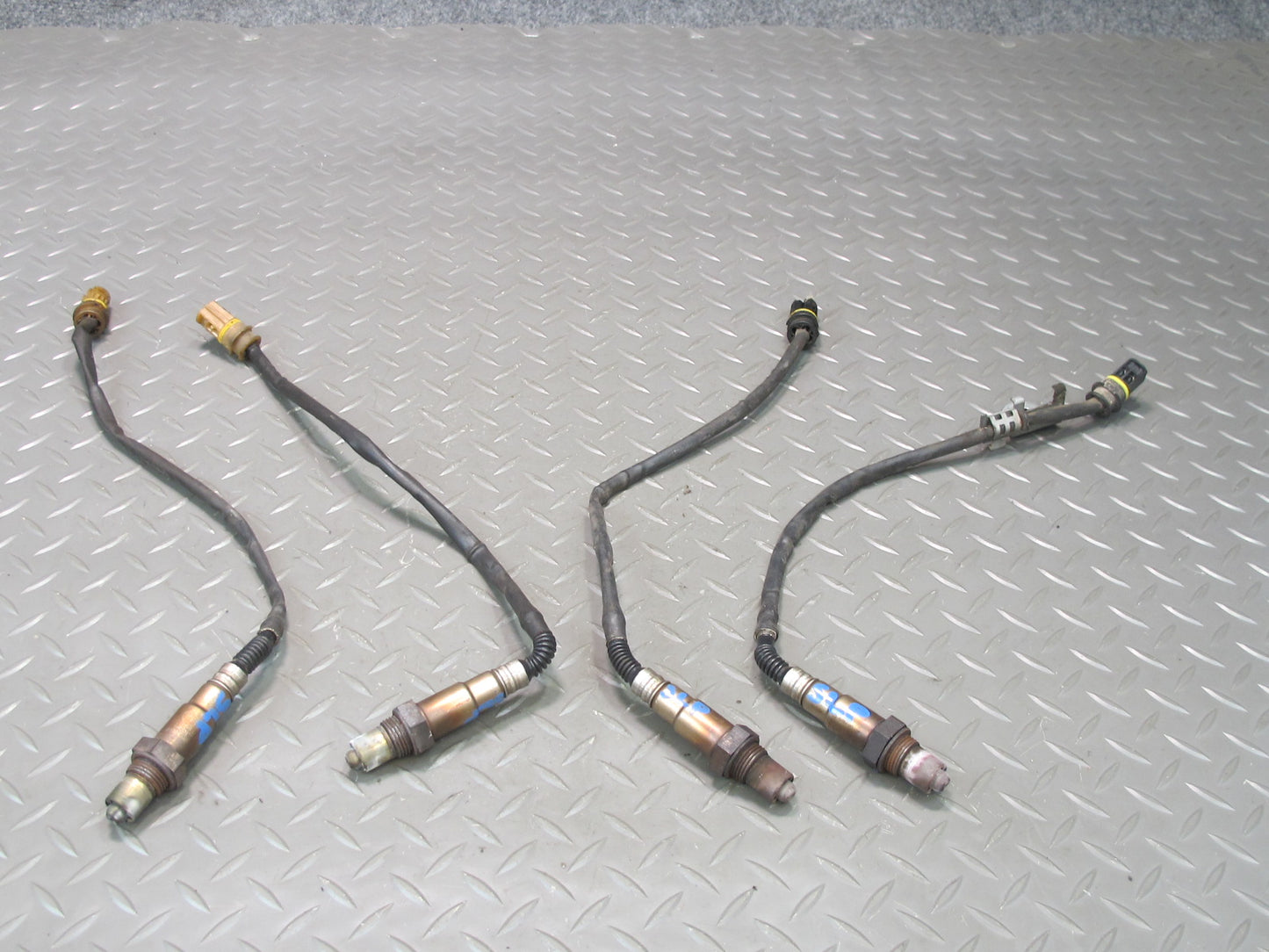 03-06 Mercedes R230 SL500 M113 Set of 4 Oxygen O2 Lambda Sensor OEM