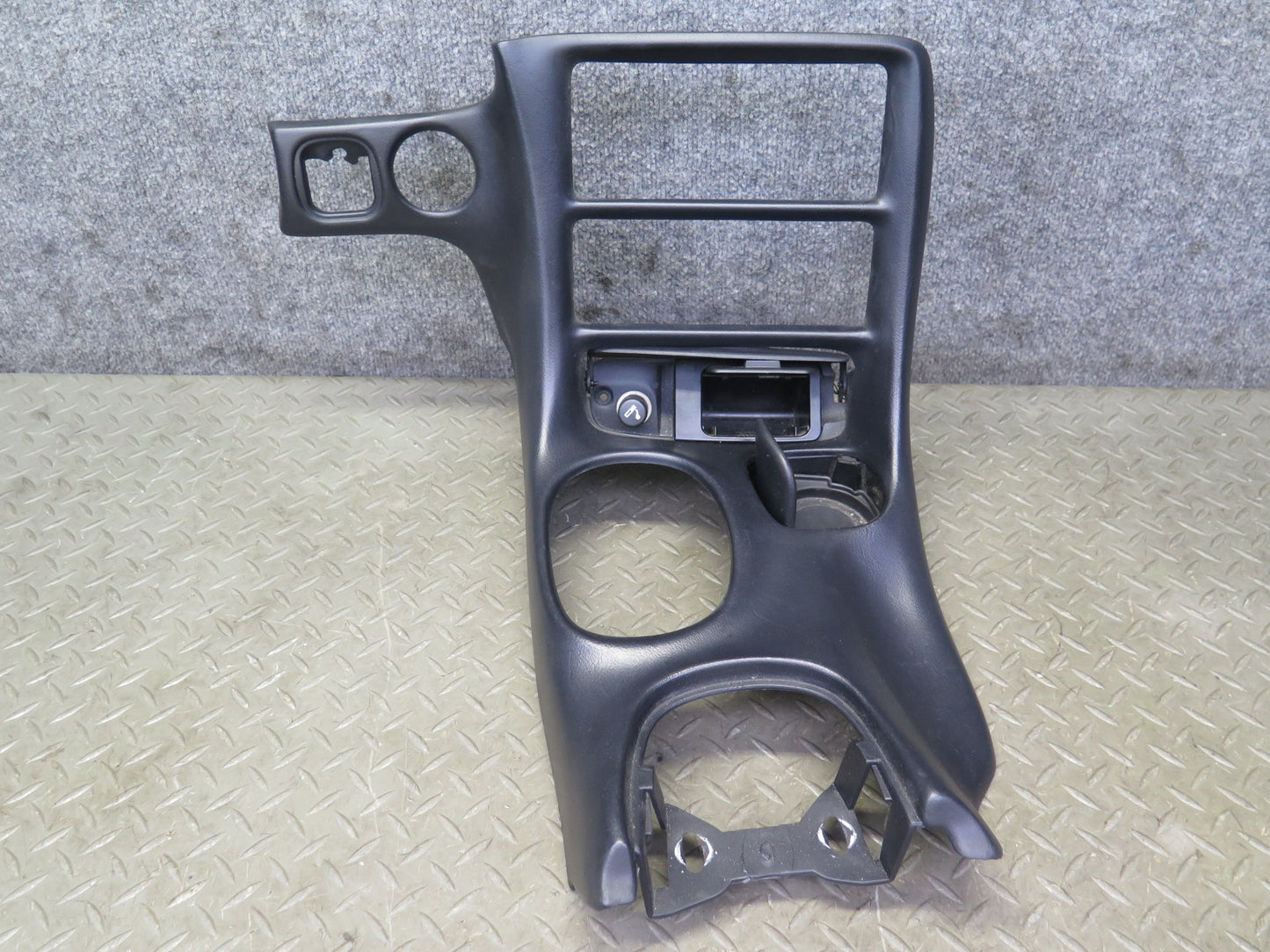 97-04 Chevrolet Corvette C5 Front Center Console Trim Panel Black OEM