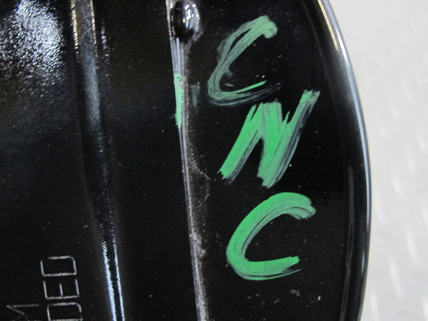 97-04 Chevrolet Corvette C5 Fuel Tank Filler Door Gas Lid Flap Cover Black OEM